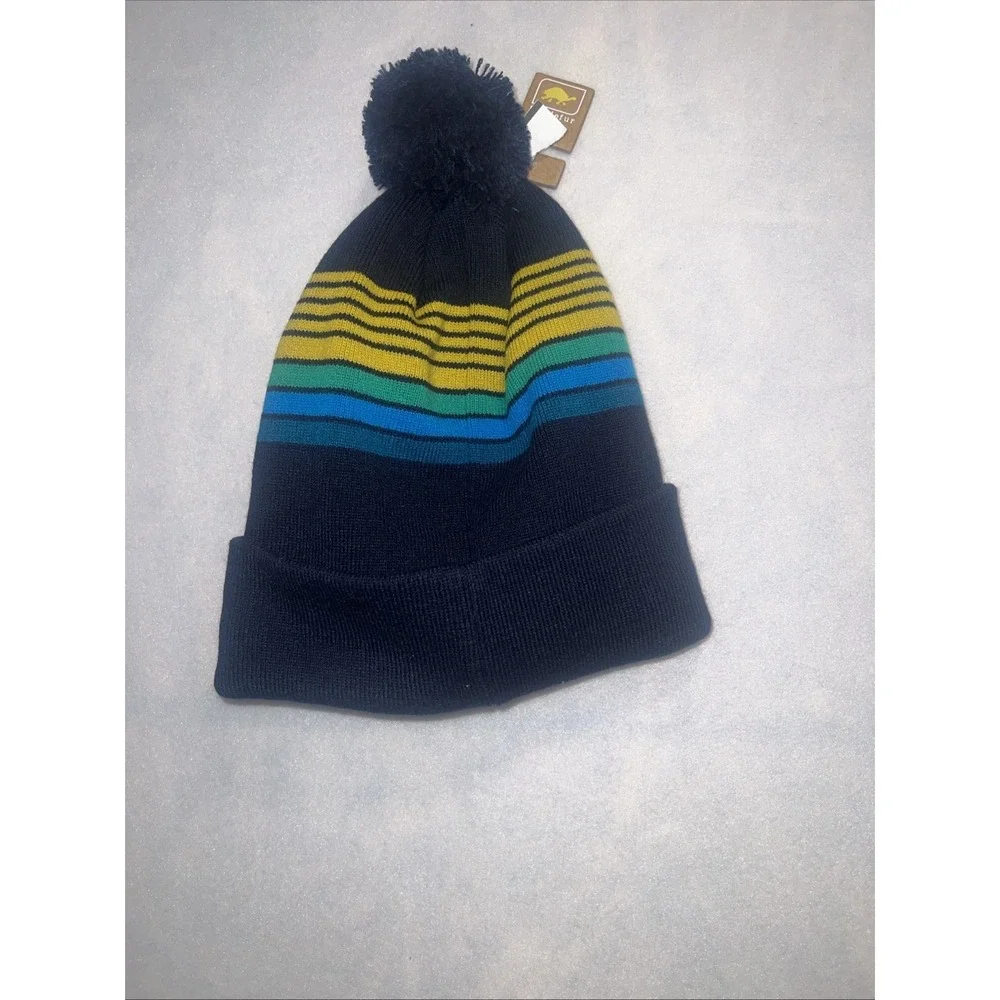 TURTLE FUR Youth Omega Pom - Navy - Youth